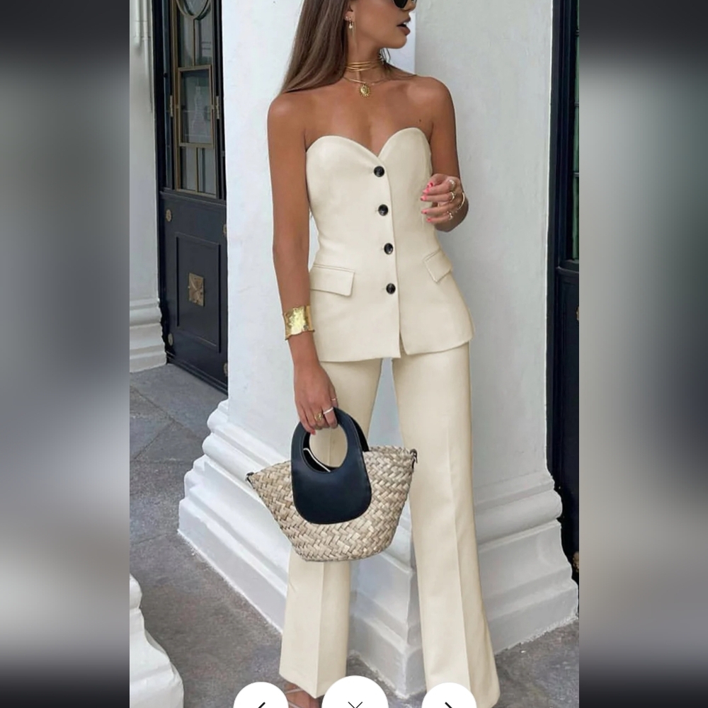 COPY - Cream Two Piece Suit